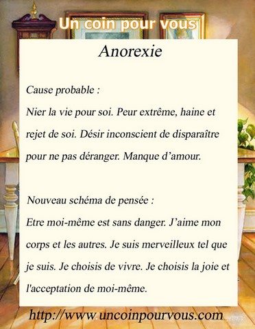 Métaphysique, Anorexie, http://www.uncoinpourvous.com