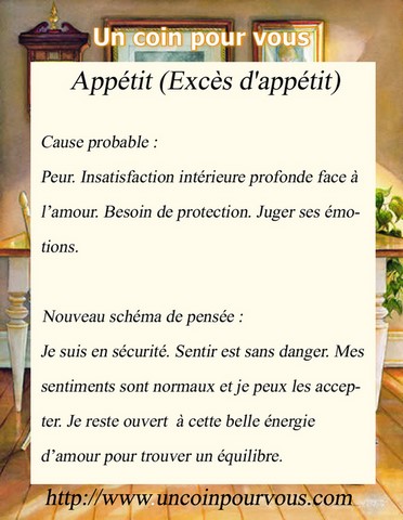 Métaphysique, Appétit (Excès), http://www.uncoinpourvous.com
