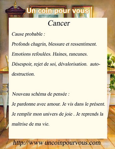 Métaphysique, Cancer, http://www.uncoinpourvous.com